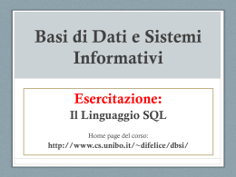 PPT - Dipartimento di Informatica