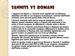 SANNITI VS ROMANI - Patini Liberatore