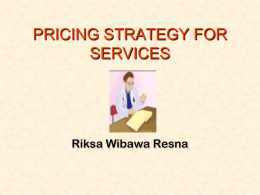 Pricing Strategy Services