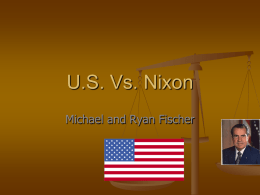 U.S. vs. Nixon