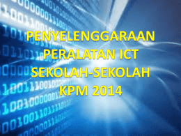Taklimat Penyelenggaraan ICT