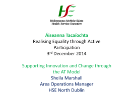 Sheila Marshall - The AT Network