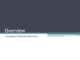 3-Computer System Structure