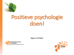 Positieve psychologie doen!