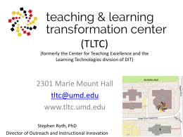 TLTC - University of Maryland