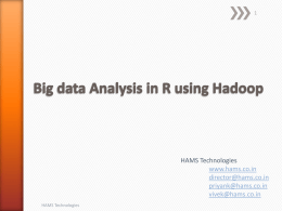 Data Node - HAMS technologies