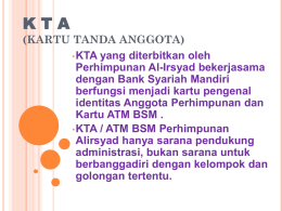 Presentasi KTA - WordPress.com