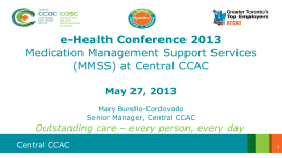Central CCAC - e-Health Conference