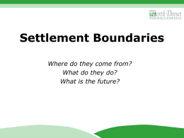 Settlement Boundaries – final – 1v0