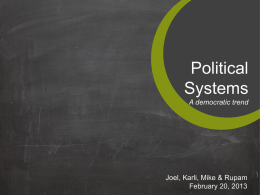Political Systems PPT – Team 5