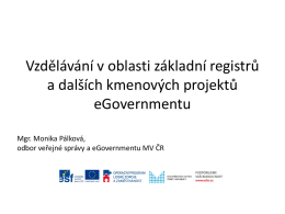 Monika Pálková - Kvalita ve veřejné správě