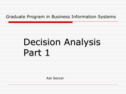 Decision Theory Part-1
