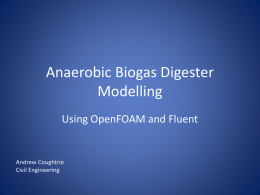 Anaerobic Biogas Digester Modelling