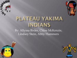 Plateau Yakima Indians - Big Walnut Local Schools