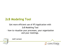 2c8 Modeling Tool