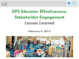 DPS Stakeholder Engagement Toolkit