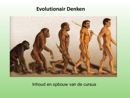Voorlichting vak Evolutionair Denken ()