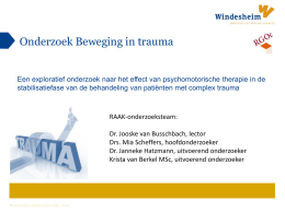 Powerpoint Beweging in Trauma