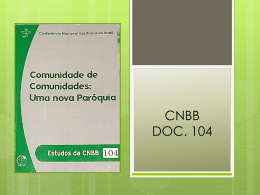 CNBB * DOC. 104