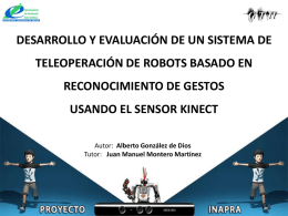 Presentacion PFC - Alberto Gonzalez de Dios