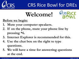 CRS Powerpoint Template