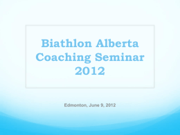 2012 Shooting Seminar PowerPoint
