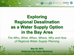 Document 2 - Bay Area Regional Desalination Project