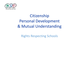 A Rights Respecting School CPD Presentation