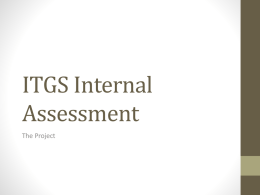 ITGS Internal Assessment201415