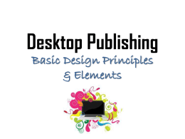 Design Principles/elements PP