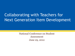 Our June 29, 2012 Presentation