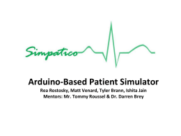 Arduino-Based Patient Simulator Rea Rostosky
