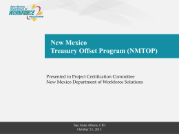 NMTOP - New Mexico Department of Information Technology