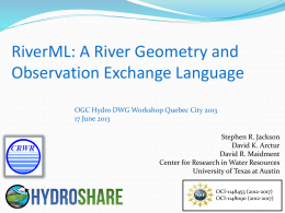 OGC_RiverML_Presentation