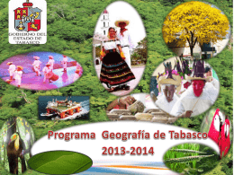 progr geografía de tabasco 2013 2014 presentación