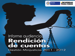 Diapositiva 1 - Ministerio de Justicia