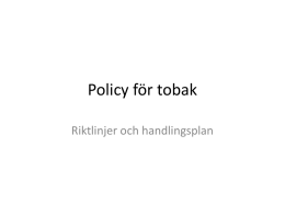 Tobakspolicy - epost.skola.umea.se