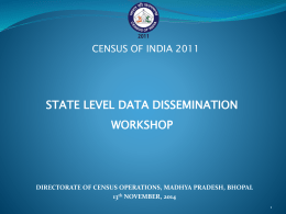 07. presentation on 60+ age data - Directorate of Census Operation