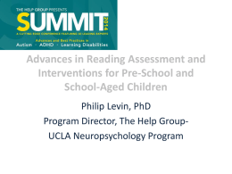Advances in Reading Assessment and