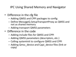 IPC Using Shared Memory and NavigatorDifferences