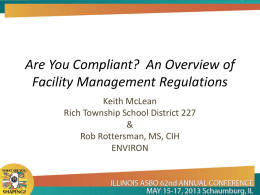 Are You Compliant? - Electronic Resource Center