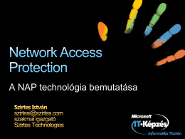 Windows Server 2008 -Network Access Protection