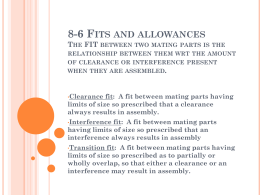 8.6 Fits and Allowances - Ivy Tech -