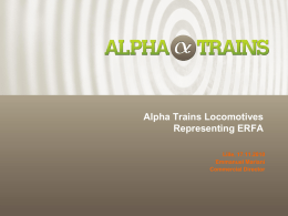 ERFA (Alpha Trains - XAcc Conference