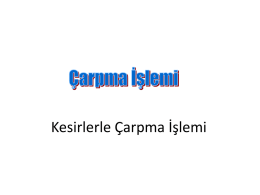 Kesirler - İlkokuma.com