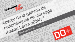 Solutions de stockage réseau Lenovo