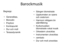 Barockmusik Generalbasens tidevarv