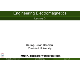 electric flux density - Erwin Sitompul