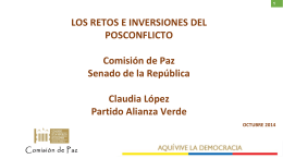 Presentaci&oacute;n Debate Posconflicto