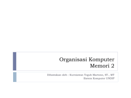 Organisasi Komputer 9
